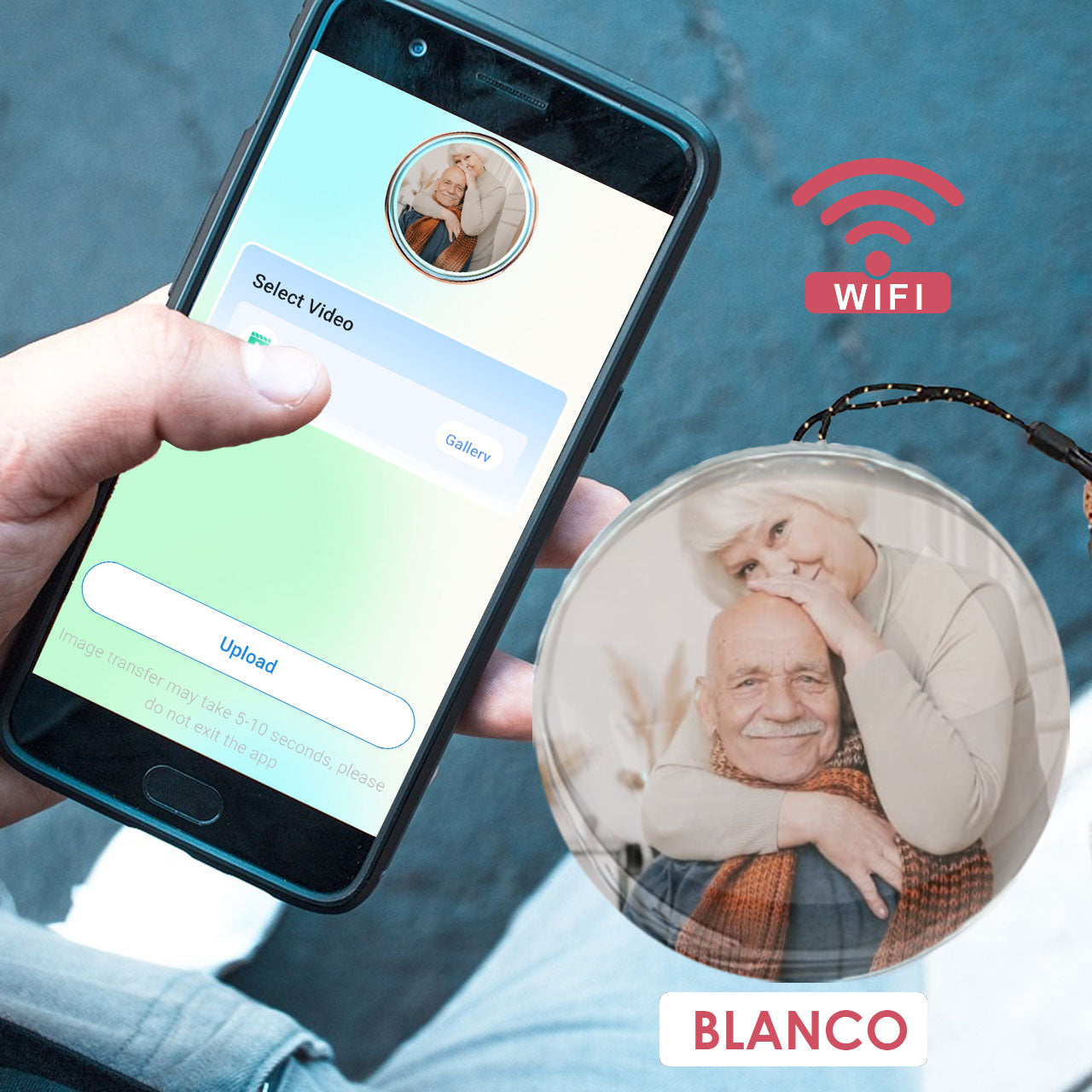 Orbe de cristal personalizable